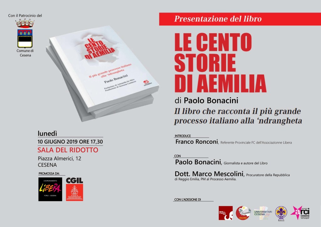 Cesena 10 giugno, “Le cento storie di Aemilia”
