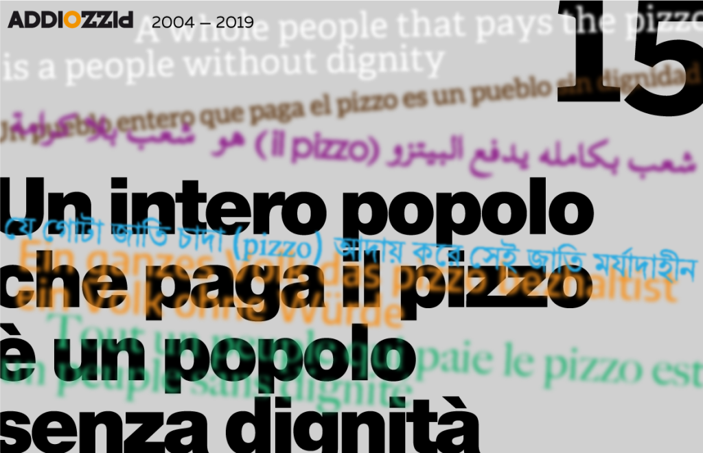 Addio pizzo