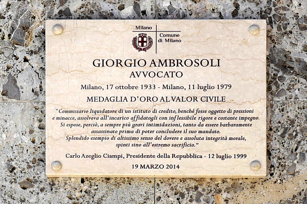 212 Via Morozzo della Rocca 1, Giorgio ambrosoli