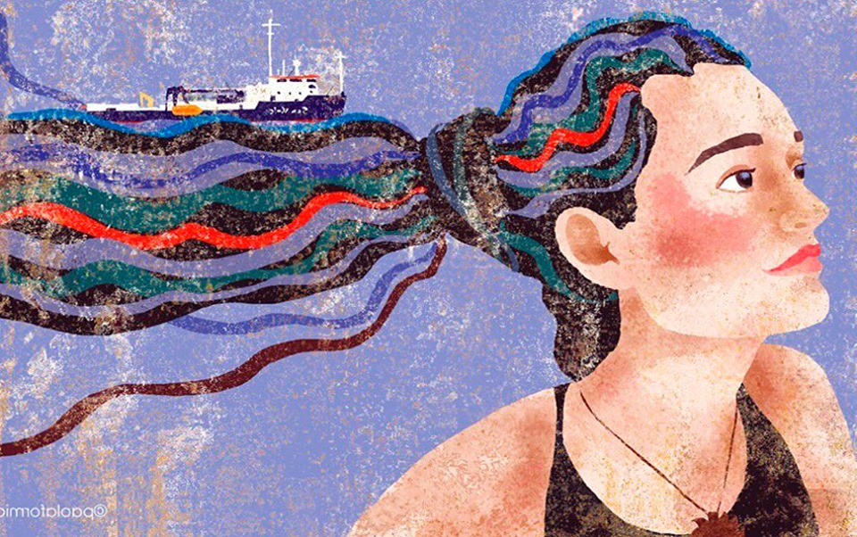 Illustrazione per carola rackete