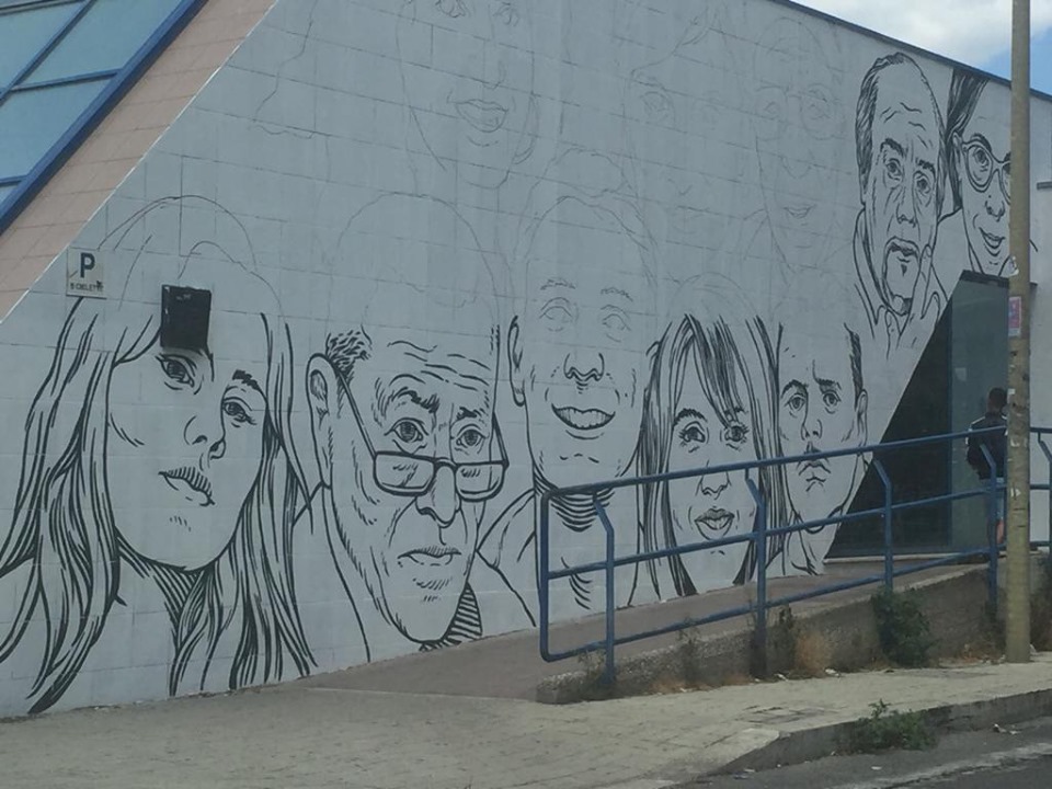 Ostia, censurato il murales