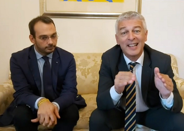La Fnsi con Borrometi dal presidente dell’Antimafia Morra