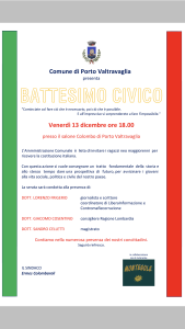 battesimo civico