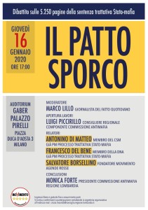 Il patto sporco 16_01_2020 Palazzo Pirelli