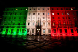 Palazzo chigi tricolore