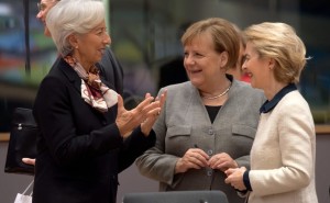 Merkel von der Leyen Lagarde