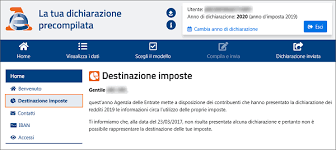 Destinazione imposte