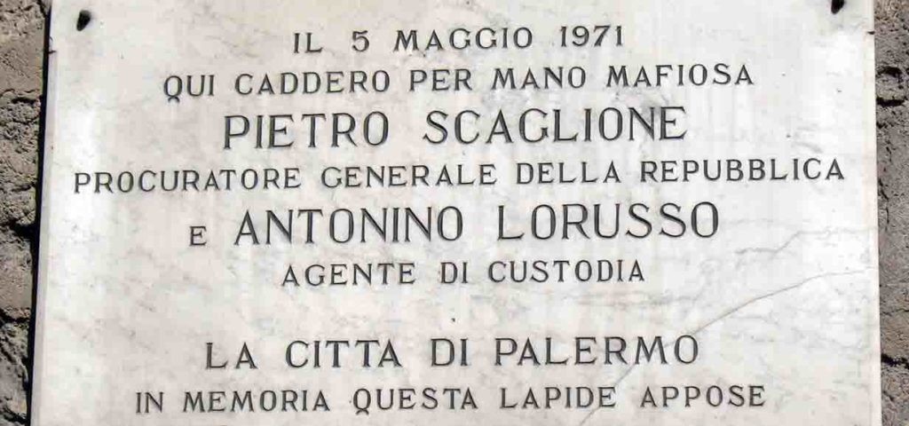 Targa pietro scaglione