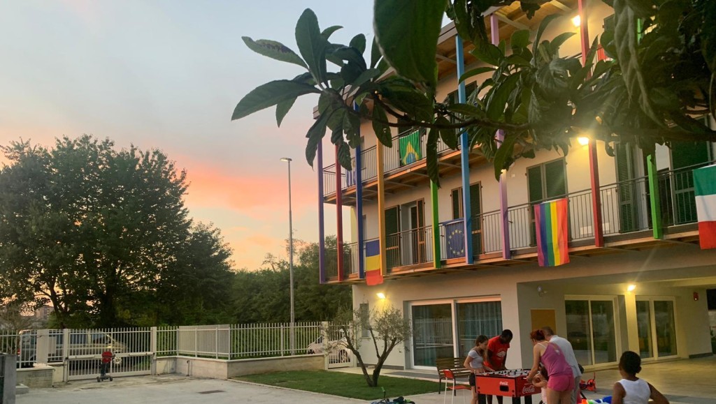 Corte di Quarto al tramonto