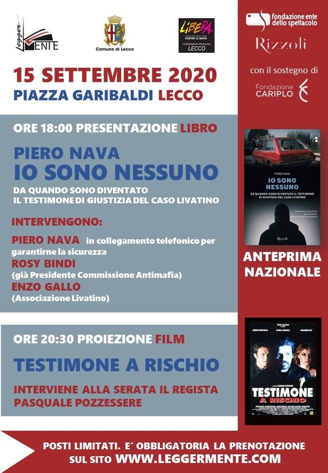 Piero Nava Lecco 15 settembre