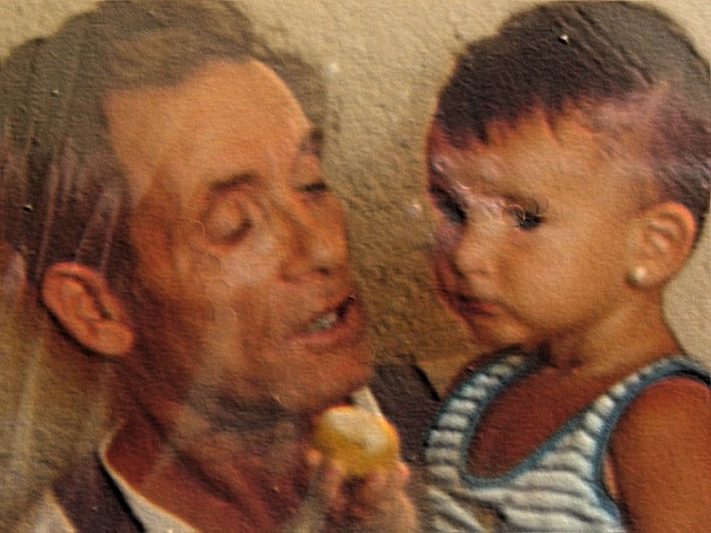 Tallarita con la nipote