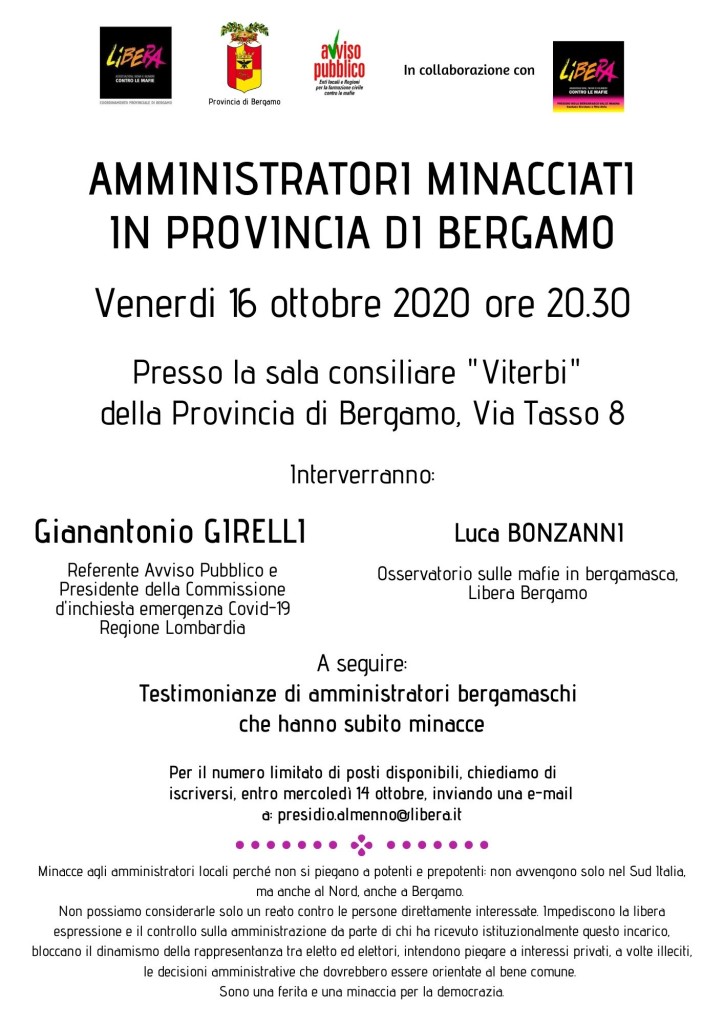 Libera bg avviso pubblico