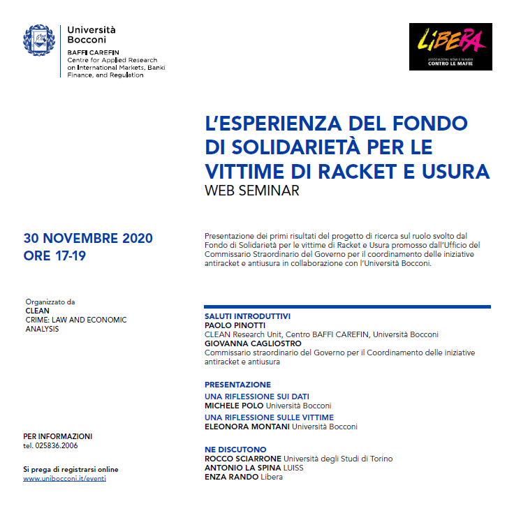 Bocconi 30 novembre