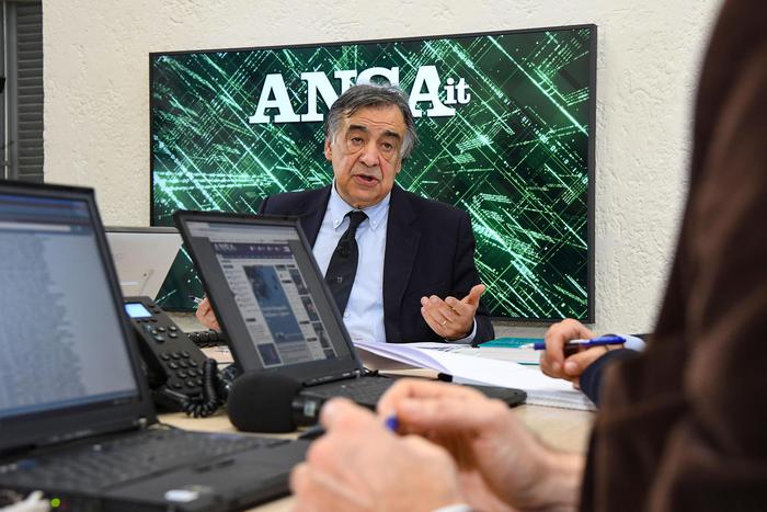 Forum ANSA con il sindaco di Palermo Leoluca Orlando