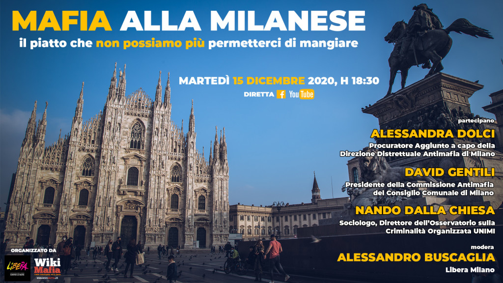 Martedì 15 dicembre, “Mafia alla milanese”