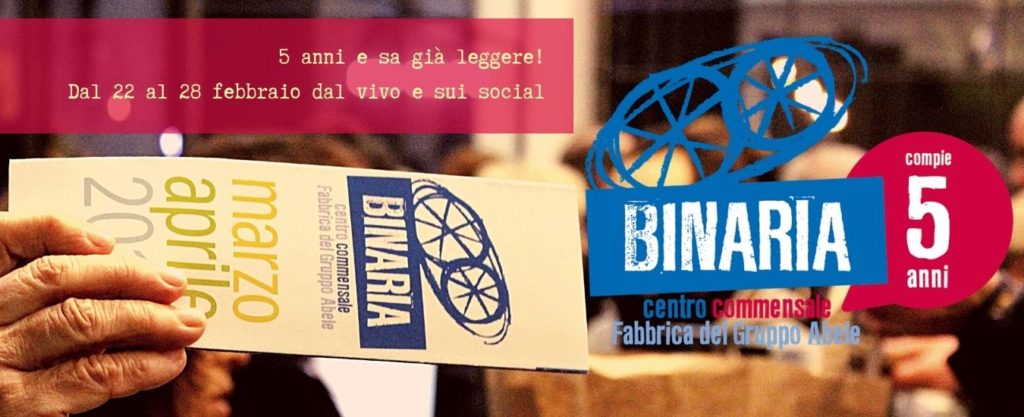 5° compleanno di Binaria, Centro commensale del Gruppo Abele