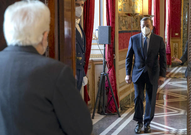 Mattarella e draghi