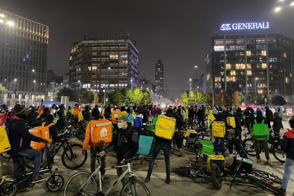 Rider protesta