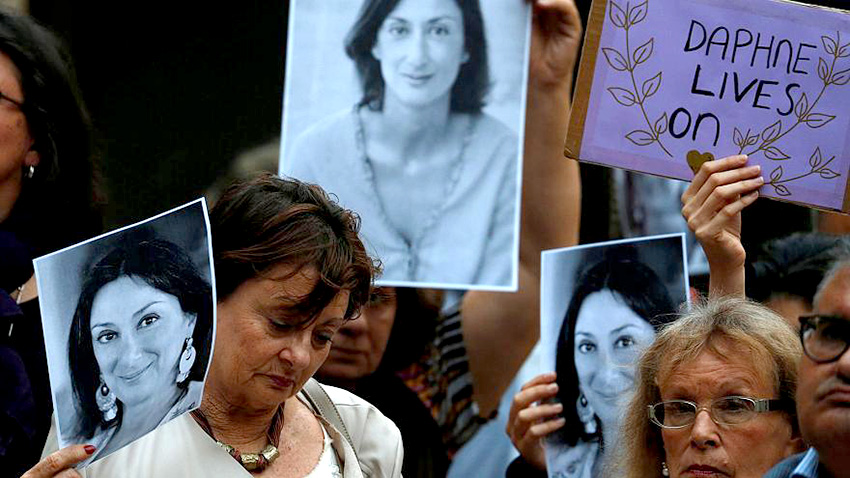 Caruana galizia daphne manifestazione