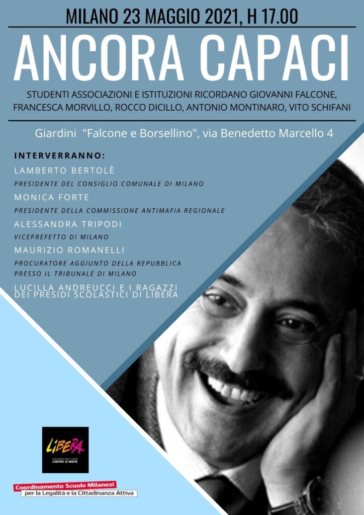 Milano 23 maggio 2021 Ancora Capaci