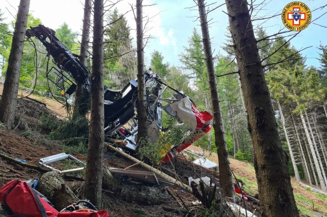 Tragedia sulla funivia Stresa Mottarone