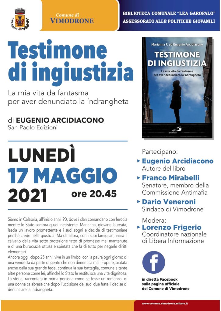 Testimone ingiustizia vimodrone