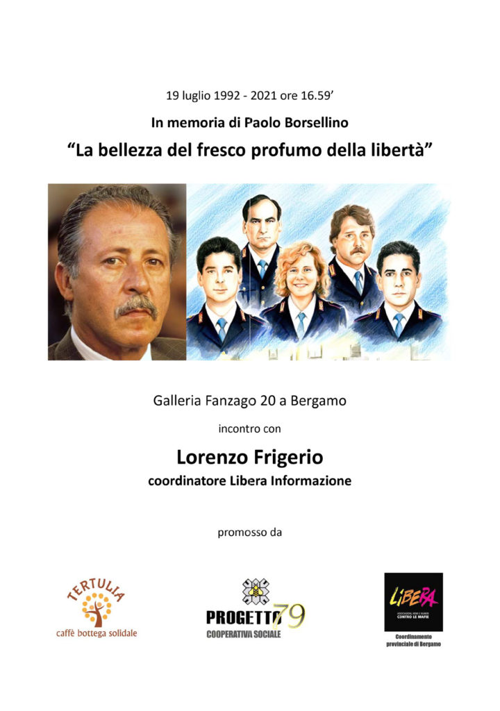 Libera BG 2021 La bellezza del fresco profumo della libertà