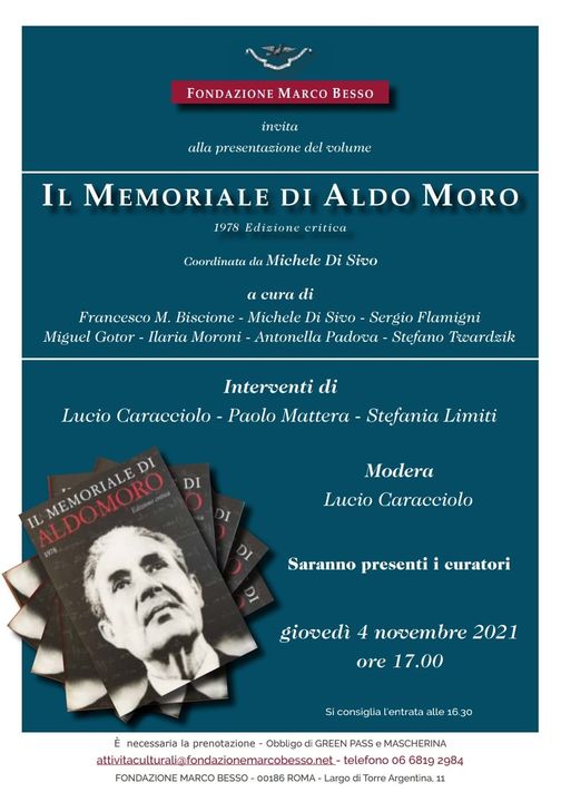 Cover memoriale moro
