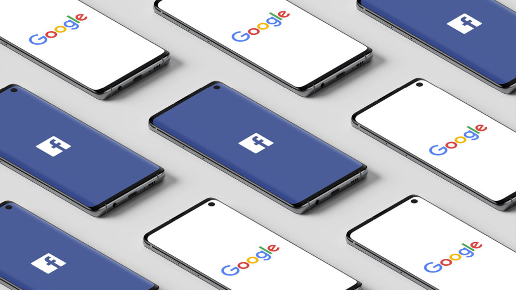 Facebook e google