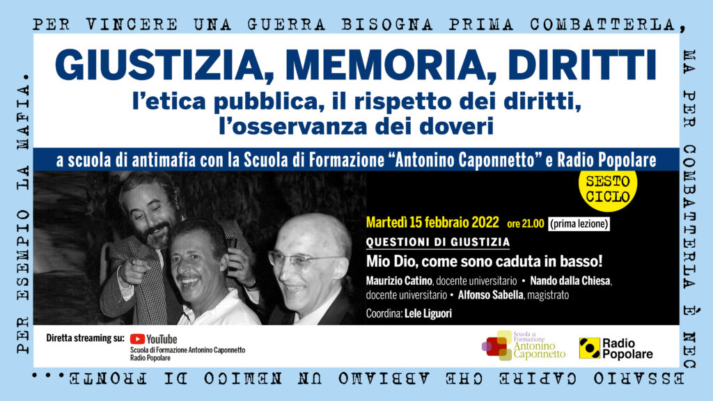 Scuola caponnetto 2022 prima lezione