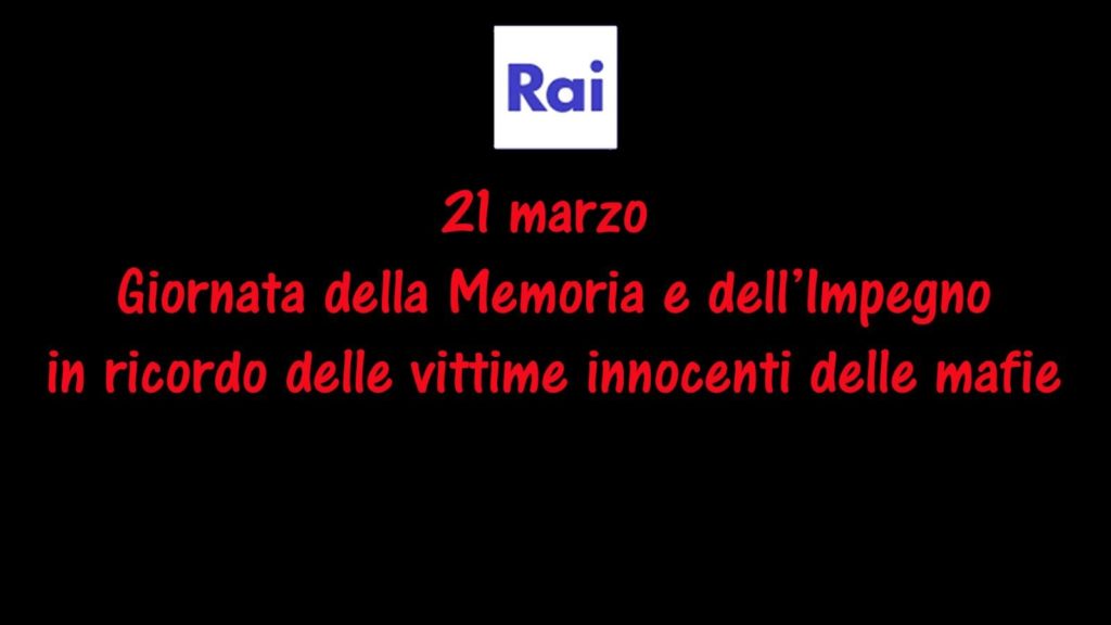 Giornata della Memoria e dellImpegno per vittime mafia