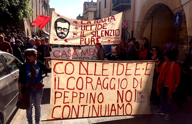 Manifestazione peppino impastato cinisi