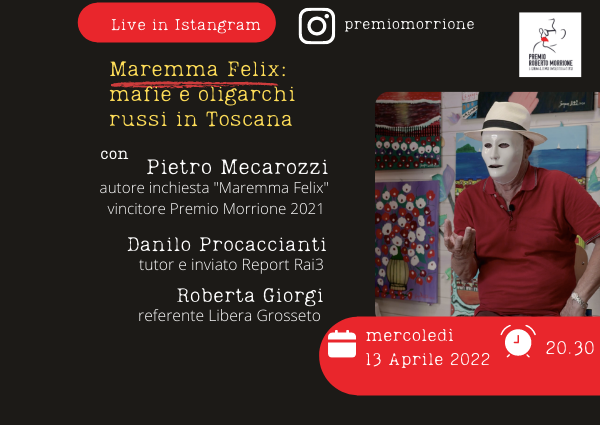 13 aprile maremma felix diretta Premio Morrione