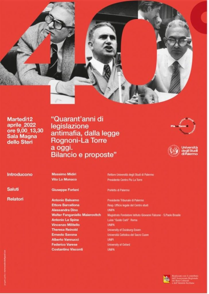 Convegno centro studi pio la torre