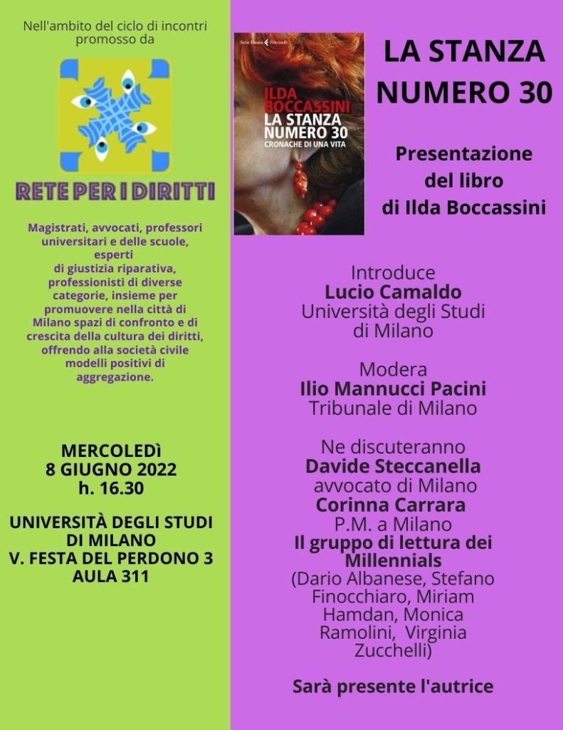 Libro boccassini 8 giugno