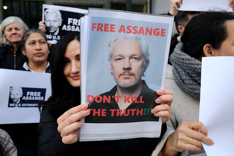 Assange free