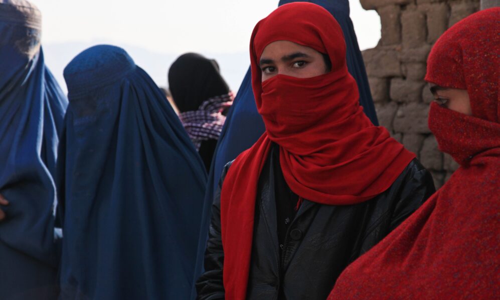 Afghanistan girl burqa
