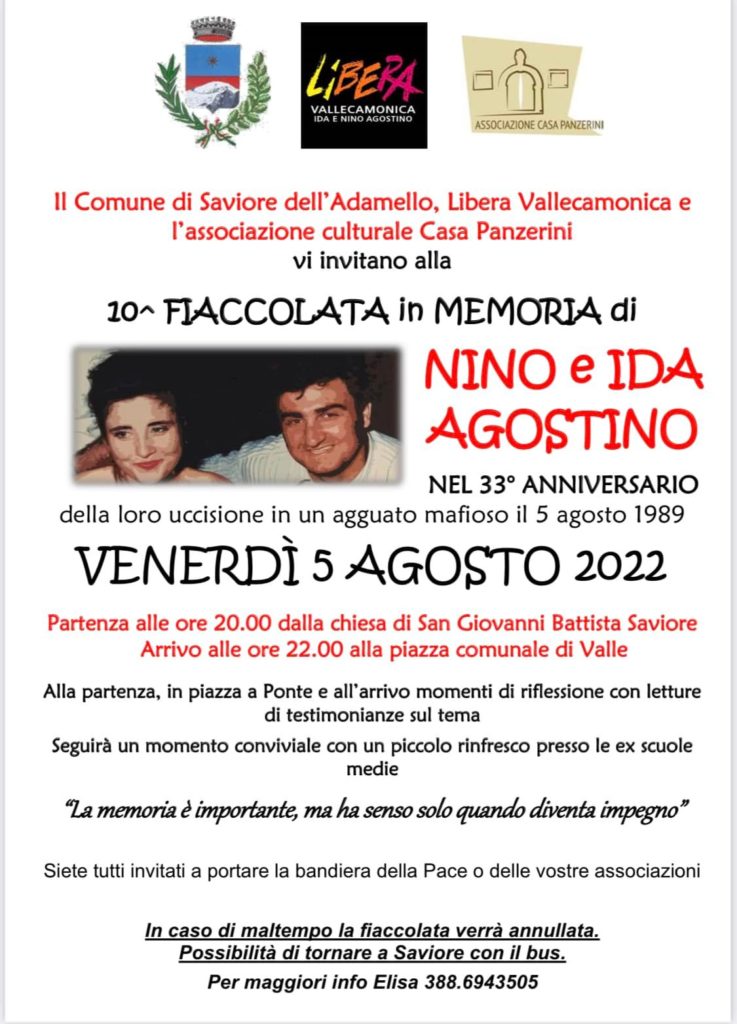 Fiaccolata ida e nino vallecamonica