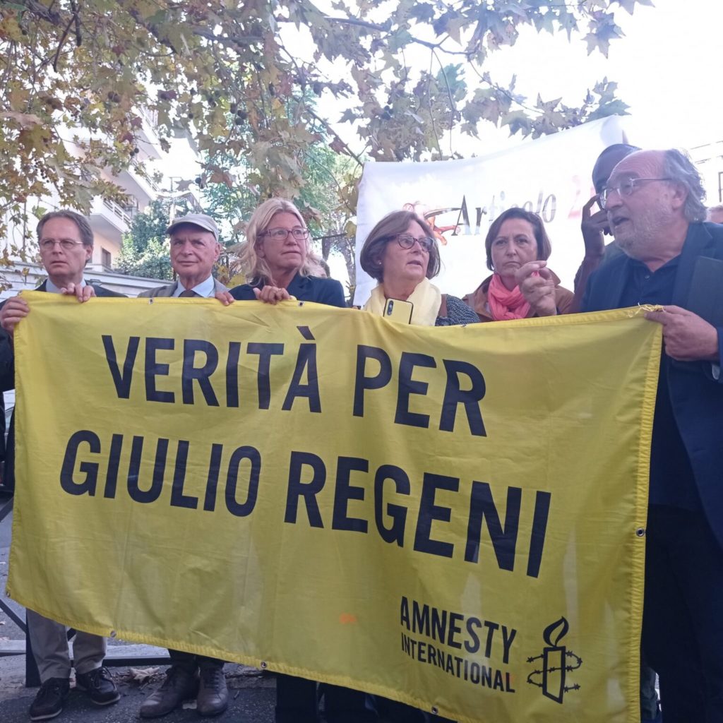 Quel presidio civile in piazzale Clodio, nel nome di Giulio Regeni