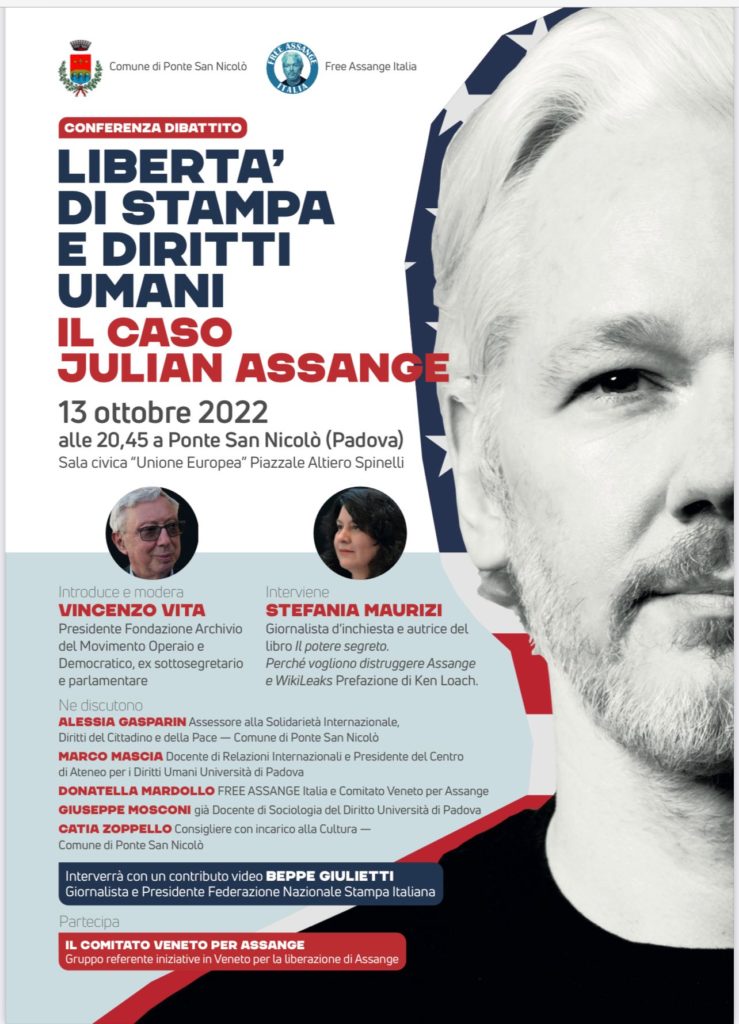 Il caso assange 13 ottobre