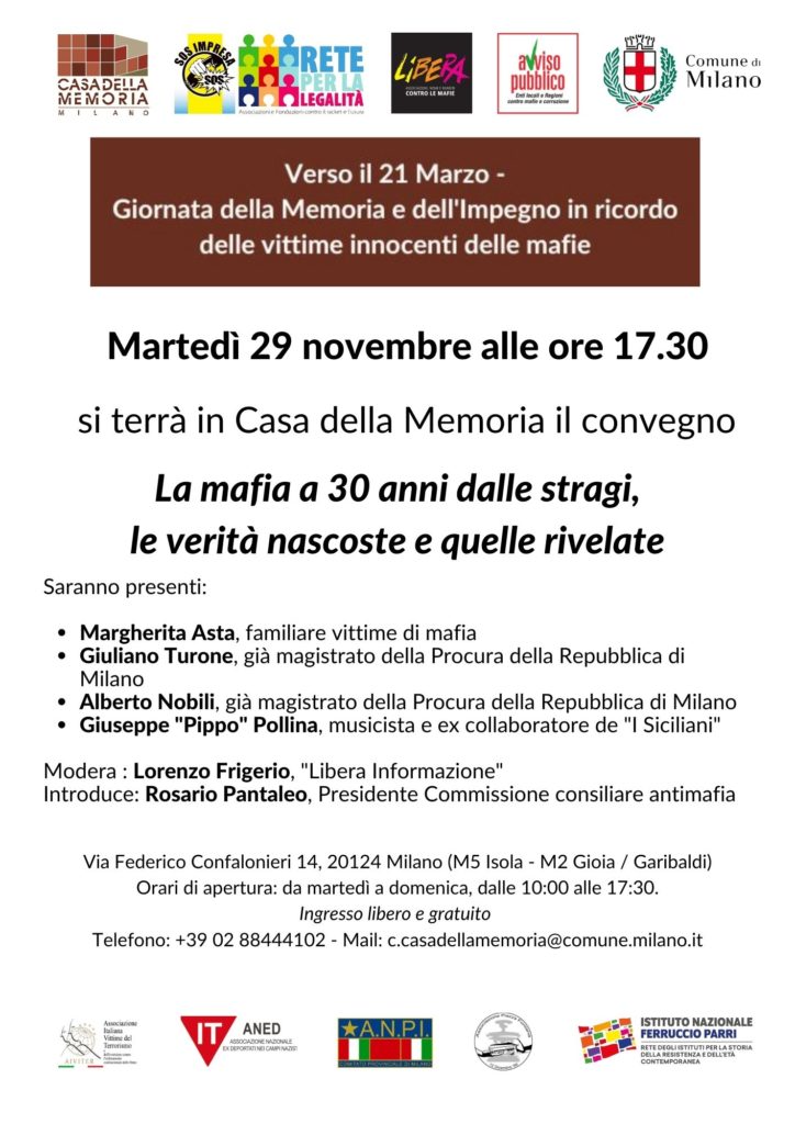 Convegno La mafia a 30 anni dalle stragi