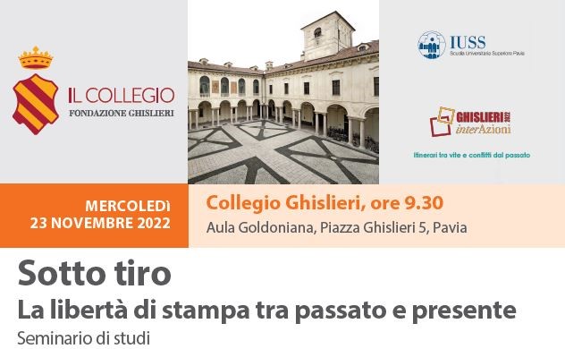Cover liberta di stampa 23 novembre