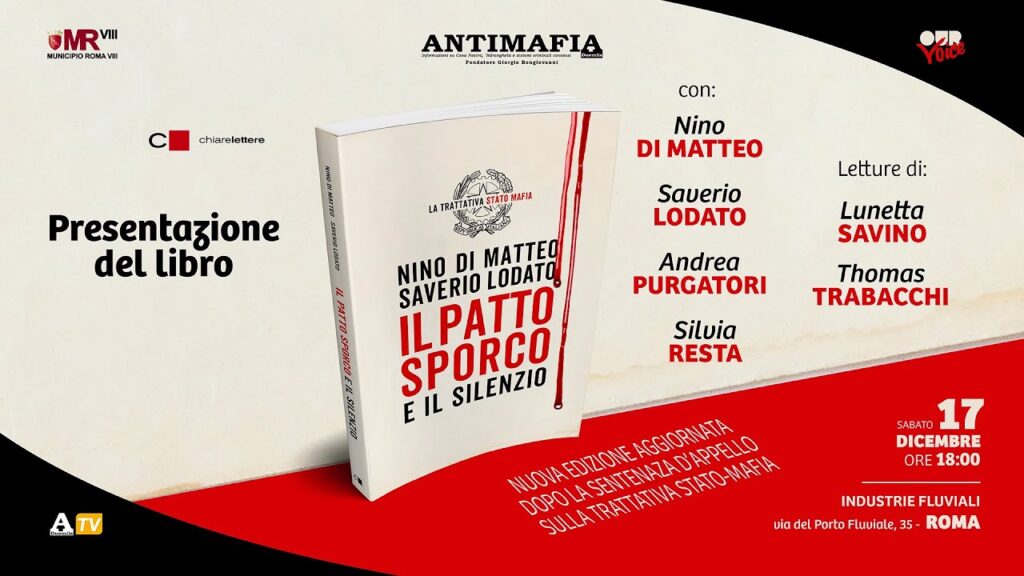Roma, 17 Dicembre: presentazione del libro “Il patto sporco e il silenzio”