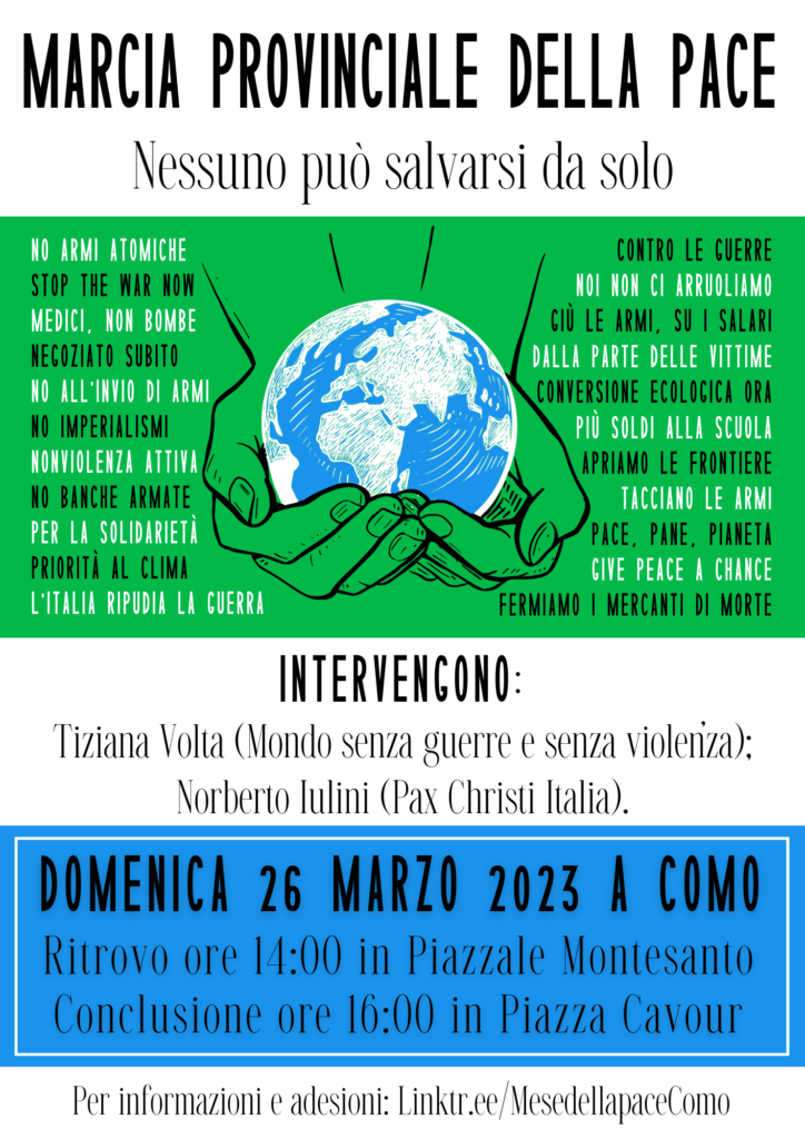 Marcia provinciale della Pace 2023 relatori