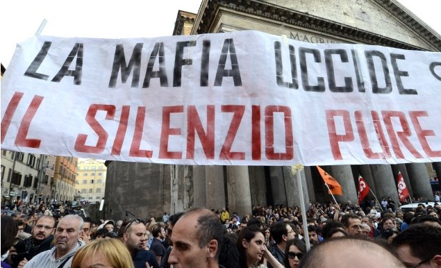 Corteo antimafia