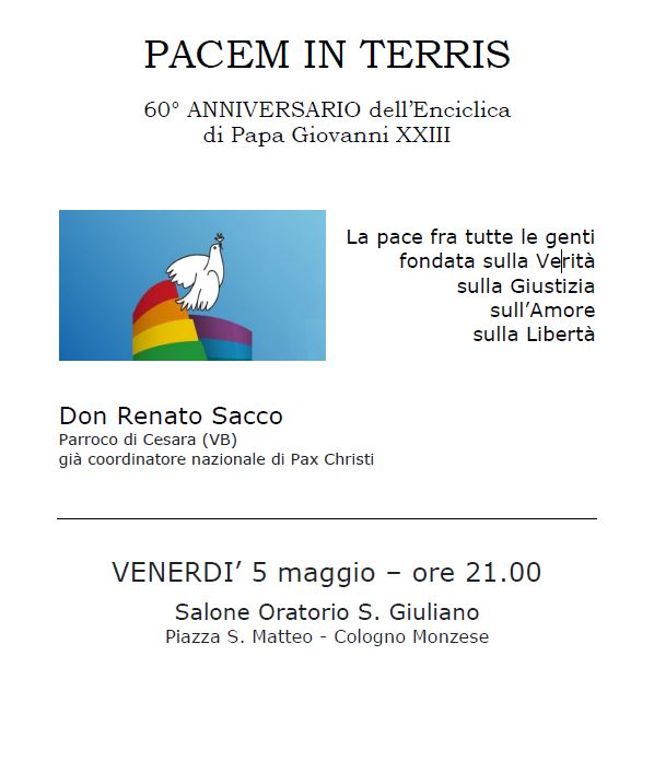 Pacem in terris cologno monzese