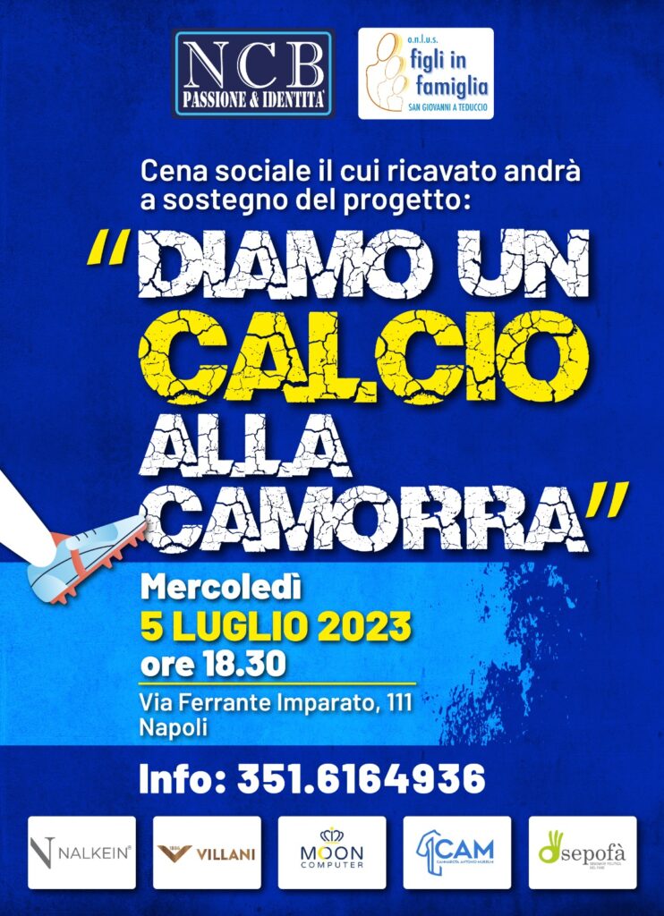 Locandina diamo un calcio alla camorra