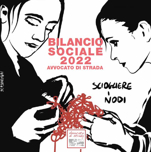 Cover bilancio sociale avvocato di strada