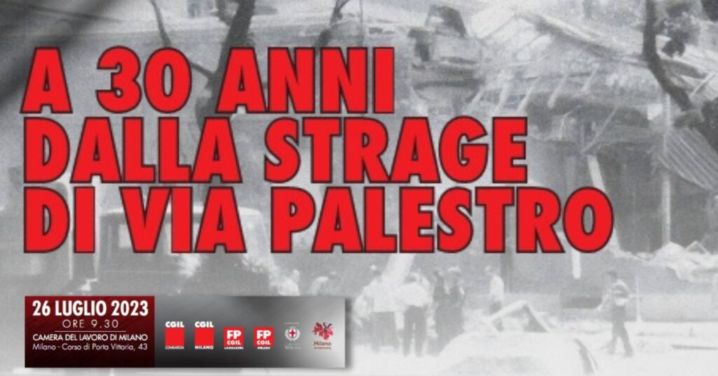 Milano, a 30 anni dalla strage di via Palestro