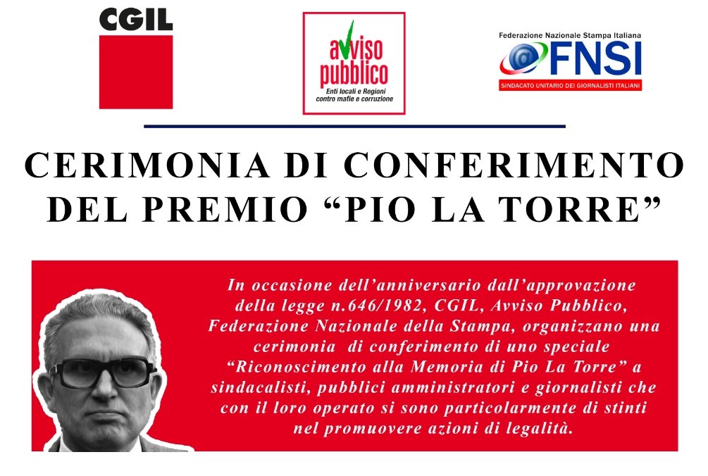 Cover premio pio la torre